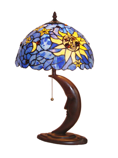 Tiffany Stained Glass Lamp Shades on Tiffany Style Stained Glass Nursery Lamp Night Light